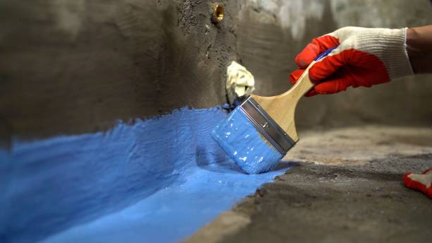 Commercial Waterproofing project at a Osceola, IN business property by SJ Waterproofing Pros
